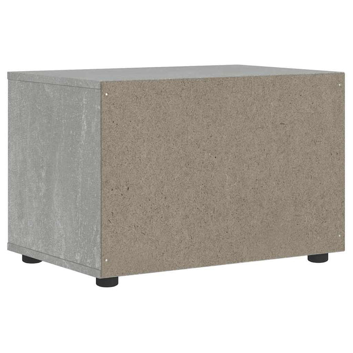 Dulap TV "VISNES" Beton Gri 60x40x38 cm Lemn prelucrat - WALTI WALTI