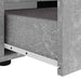 Dulap TV "VISNES" Beton Gri 60x40x38 cm Lemn prelucrat - WALTI WALTI