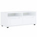 Dulap TV "VISNES" alb 100x40x38 cm lemn de prelucrare - WALTI WALTI