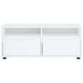 Dulap TV "VISNES" alb 100x40x38 cm lemn de prelucrare - WALTI WALTI