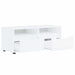 Dulap TV "VISNES" alb 100x40x38 cm lemn de prelucrare - WALTI WALTI