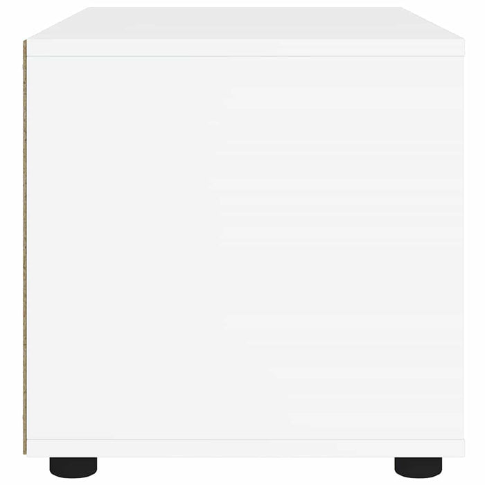 Dulap TV "VISNES" alb 100x40x38 cm lemn de prelucrare - WALTI WALTI