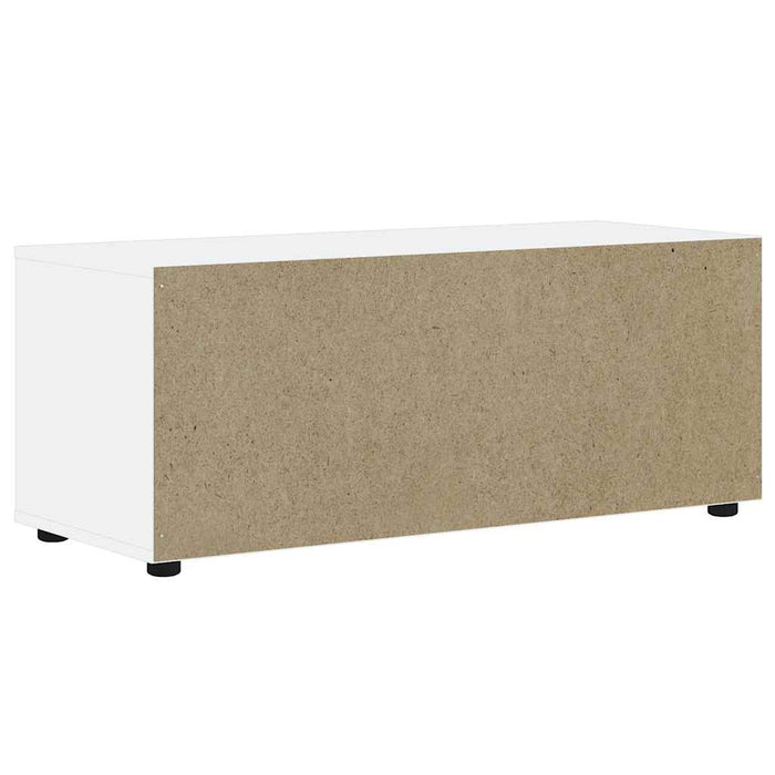 Dulap TV "VISNES" alb 100x40x38 cm lemn de prelucrare - WALTI WALTI