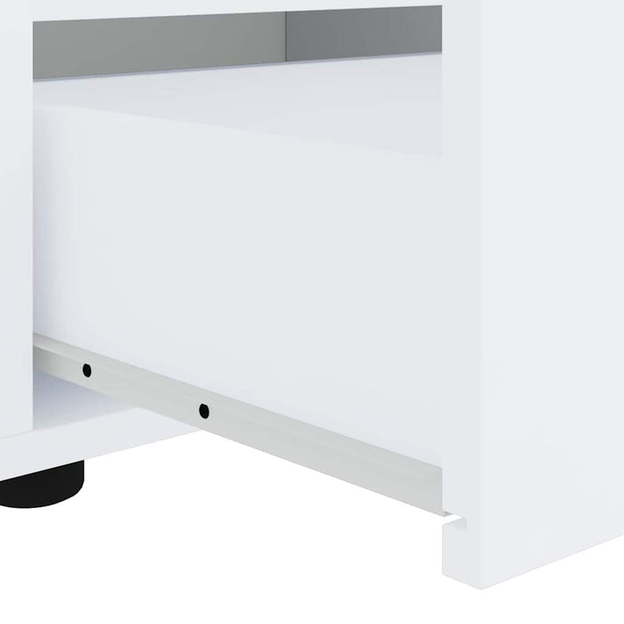 Dulap TV "VISNES" alb 100x40x38 cm lemn de prelucrare - WALTI WALTI