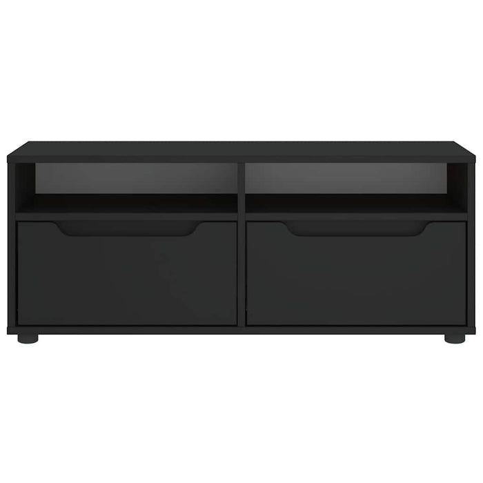 Dulap TV „VISNES” Negru 100x40x38 cm lemn prelucrat - WALTI WALTI