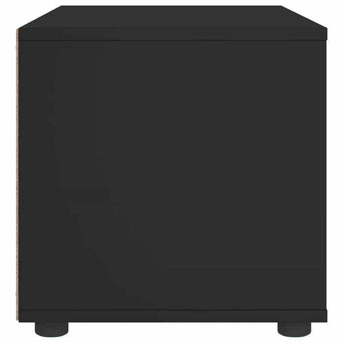 Dulap TV „VISNES” Negru 100x40x38 cm lemn prelucrat - WALTI WALTI