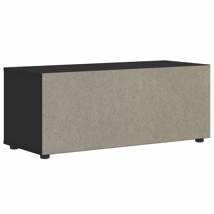 Dulap TV „VISNES” Negru 100x40x38 cm lemn prelucrat - WALTI WALTI