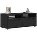 Dulap TV „VISNES” Negru 100x40x38 cm lemn prelucrat - WALTI WALTI