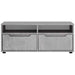 Dulap TV "VISNES" Beton Gri 100x40x38 cm Lemn prelucrat - WALTI WALTI