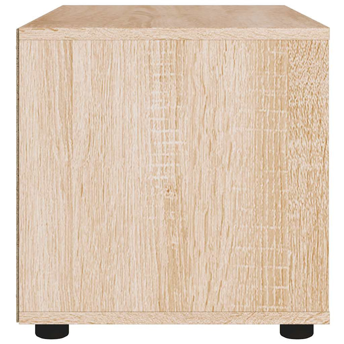 Dulap TV „VISNES” Stejar Sonoma 100x40x38 cm lemn prelucrat - WALTI WALTI