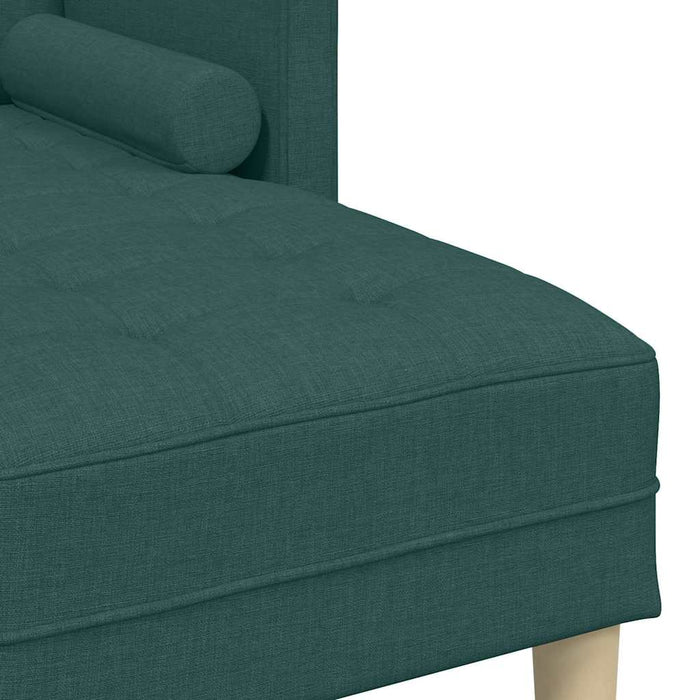 Set de canapea cu pernă Verde închis Poliester - WALTI WALTI
