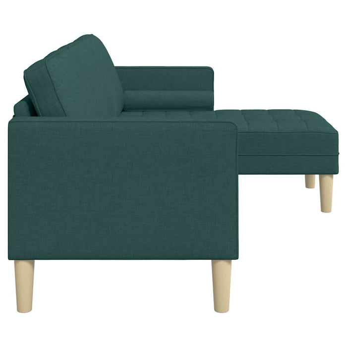 Set de canapea cu pernă Verde închis Poliester - WALTI WALTI