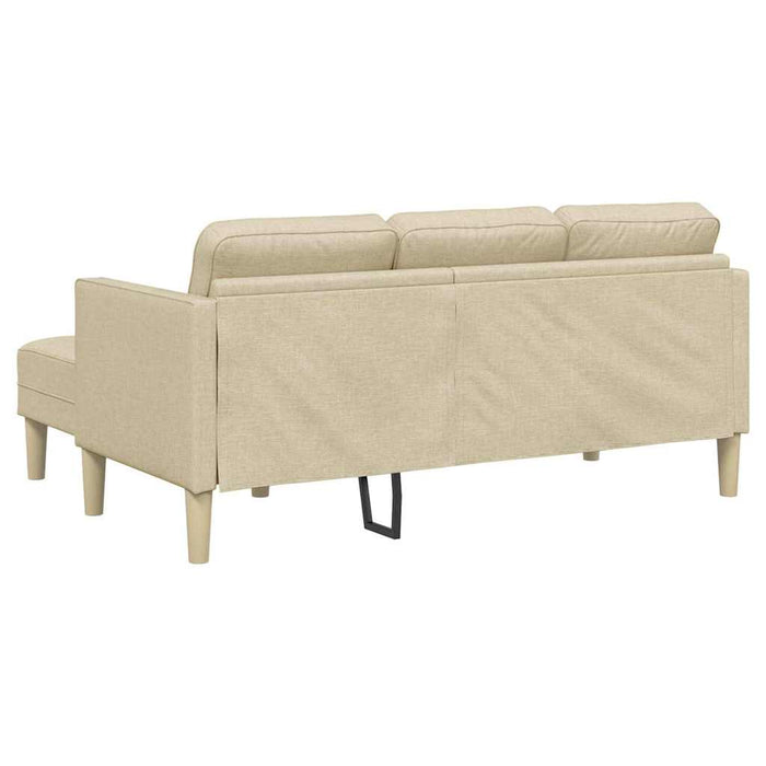 Set de canapea cu pernă Crem Poliester - WALTI WALTI