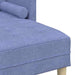 Set de canapea cu pernă Albastru Jeans Poliester - WALTI WALTI