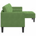 Set de canapea cu pernă Verde deschis Poliester - WALTI WALTI