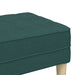 bancă cu pernă Verde închis 113 x 57 x 39 cm țesătură - WALTI WALTI