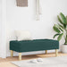 bancă cu pernă Verde închis 113 x 57 x 39 cm țesătură - WALTI WALTI