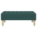 bancă cu pernă Verde închis 113 x 57 x 39 cm țesătură - WALTI WALTI