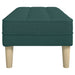 bancă cu pernă Verde închis 113 x 57 x 39 cm țesătură - WALTI WALTI
