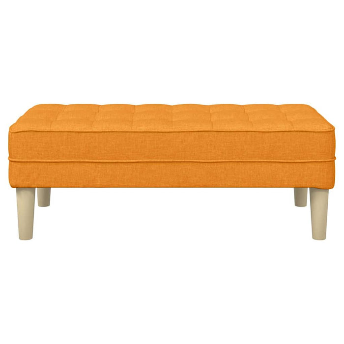 bancă cu pernă Galben Întunecat 113 x 57 x 39 cm țesătură - WALTI WALTI