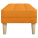 bancă cu pernă Galben Întunecat 113 x 57 x 39 cm țesătură - WALTI WALTI