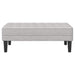 bancă cu pernă Gri nori 113 x 57 x 39 cm țesătură - WALTI WALTI