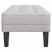 bancă cu pernă Gri nori 113 x 57 x 39 cm țesătură - WALTI WALTI