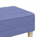 bancă cu pernă Albastru Jeans 113 x 57 x 39 cm țesătură - WALTI WALTI