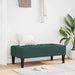 bancă cu pernă Verde închis 113 x 57 x 39 cm Catifea - WALTI WALTI