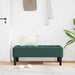 bancă cu pernă Verde închis 113 x 57 x 39 cm Catifea - WALTI WALTI
