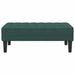 bancă cu pernă Verde închis 113 x 57 x 39 cm Catifea - WALTI WALTI