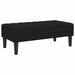 bancă cu pernă Negru 113 x 57 x 39 cm Catifea - WALTI WALTI