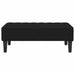 bancă cu pernă Negru 113 x 57 x 39 cm Catifea - WALTI WALTI
