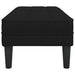 bancă cu pernă Negru 113 x 57 x 39 cm Catifea - WALTI WALTI