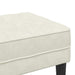 bancă cu pernă Crem 113 x 57 x 39 cm Catifea - WALTI WALTI