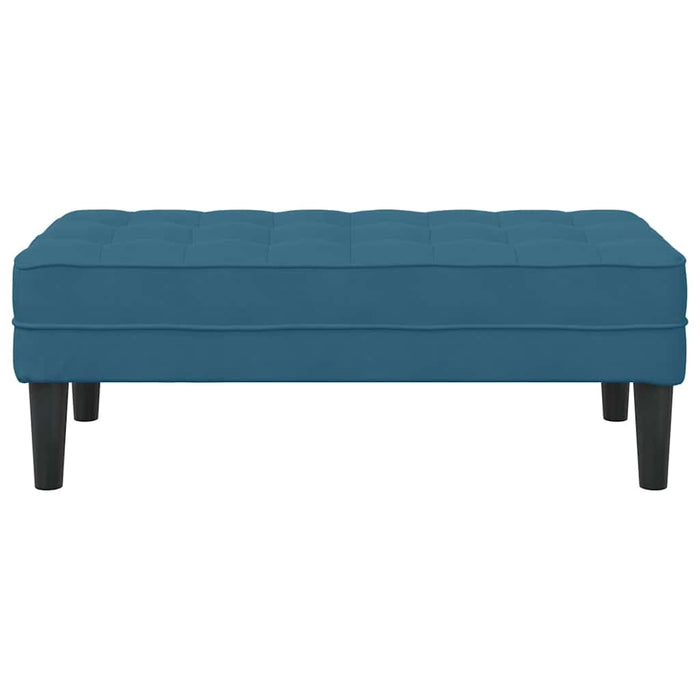 bancă cu pernă albastru 113 x 57 x 39 cm Catifea - WALTI WALTI