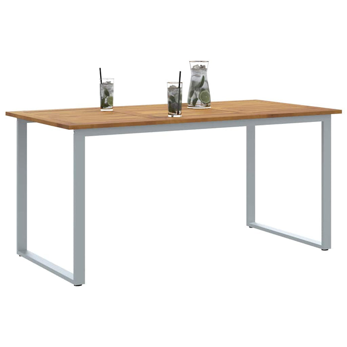 Masă de grădină pentru dining Gri 160 x 80 x 75 cm - WALTI WALTI