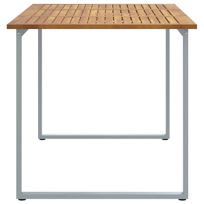 Masă de grădină pentru dining Gri 160 x 80 x 75 cm - WALTI WALTI