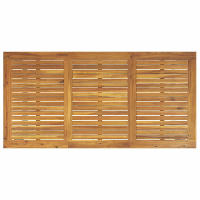 Masă de grădină pentru dining Gri 160 x 80 x 75 cm - WALTI WALTI