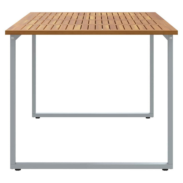 Masă de Grădină Gri 180 x 90 x 75 cm Lemn Solid de Acacia - WALTI WALTI