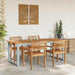 Masă de grădină pentru dining Gri 200 x 90 x 75 cm - WALTI WALTI