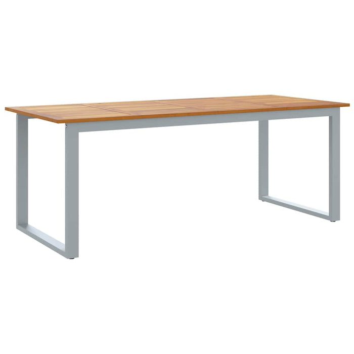 Masă de grădină pentru dining Gri 200 x 90 x 75 cm - WALTI WALTI