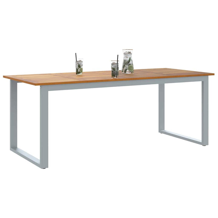 Masă de grădină pentru dining Gri 200 x 90 x 75 cm - WALTI WALTI