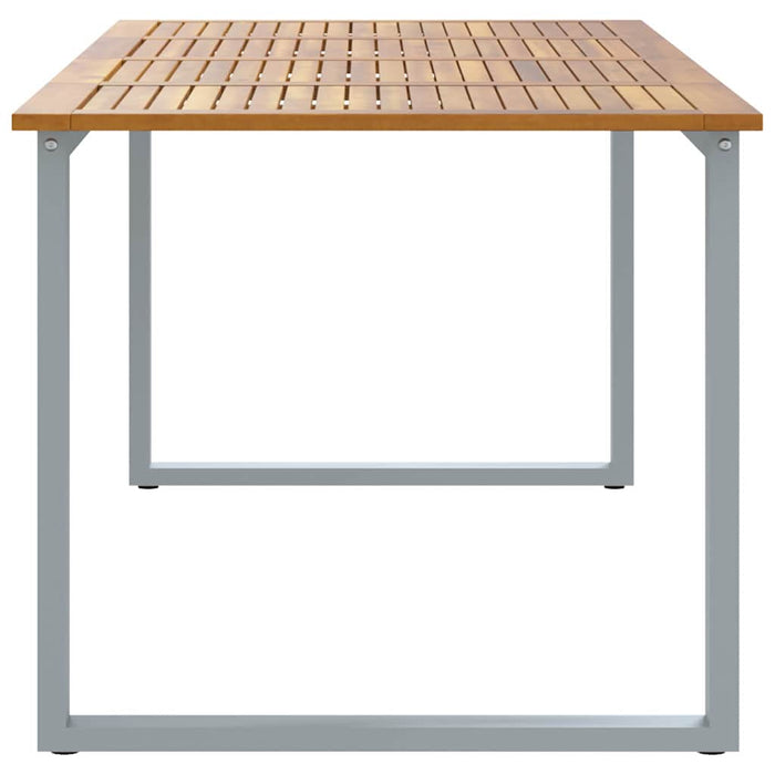 Masă de grădină pentru dining Gri 200 x 90 x 75 cm - WALTI WALTI