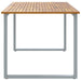 Masă de grădină pentru dining Gri 200 x 90 x 75 cm - WALTI WALTI