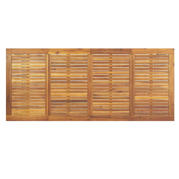 Masă de grădină pentru dining Gri 200 x 90 x 75 cm - WALTI WALTI