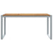 Masă de grădină pentru dining Gri 160 x 80 x 75 cm - WALTI WALTI