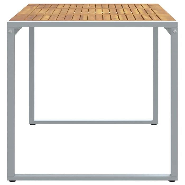 Masă de grădină pentru dining Gri 160 x 80 x 75 cm - WALTI WALTI