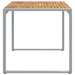 Masă de grădină pentru dining Gri 160 x 80 x 75 cm - WALTI WALTI