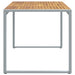 Masă de Grădină Gri 180 x 90 x 75 cm Lemn Solid de Acacia - WALTI WALTI